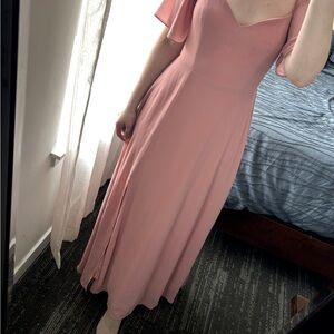Elegant Pink Women's Dress